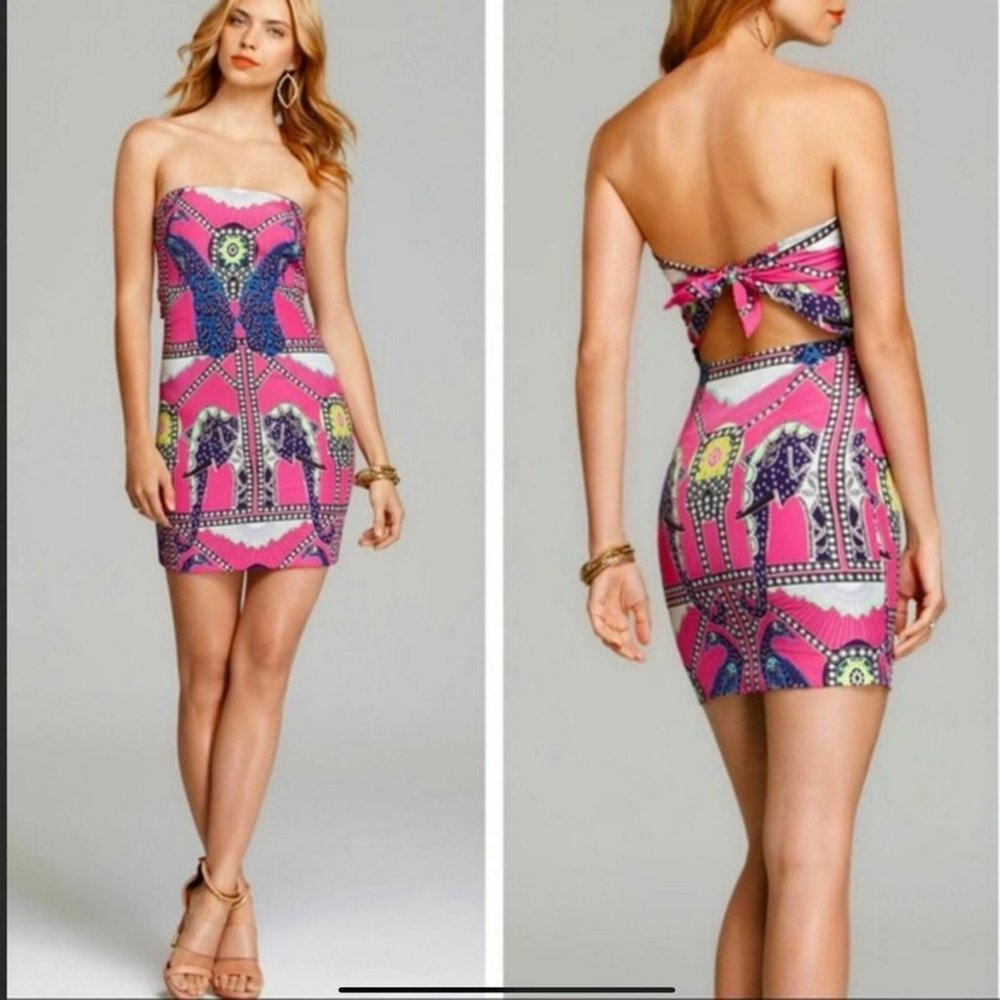 MARA HOFFMAN Strapless Cutout Back mini dress 2 - Picture 2 of 7